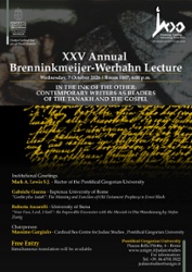 XXV Annual Brenninkmeijer-Werhahn Lecture